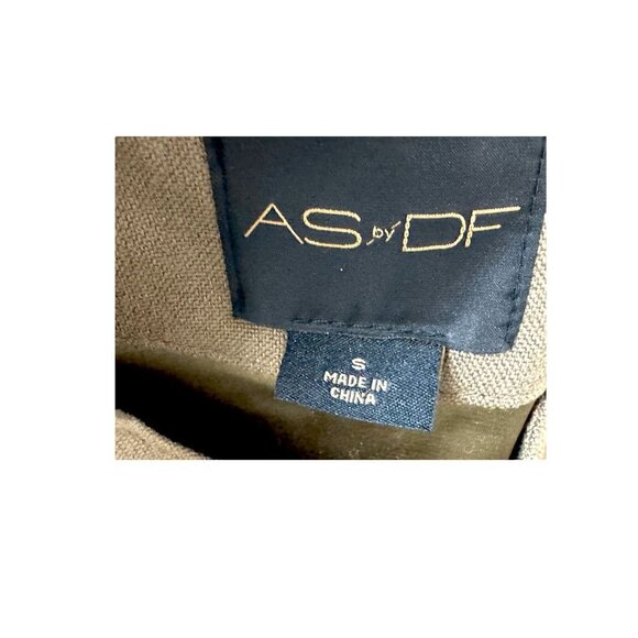 AS By DF Bullerproof Women Military Style Jacket S Khaki Olive NWT - Picture 4 of 7